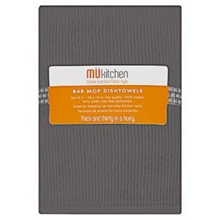 MUKITCHEN 3PK Slat Bar Mop Towels 6620-1817